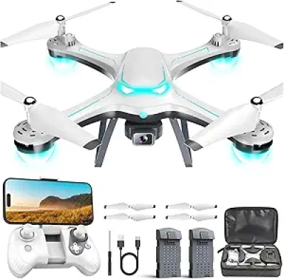 1080P HD Drone for Beginners - Easy Remote Control Quadcopter with Gestures Selfie & Altitude Hold