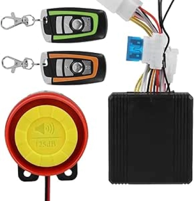 125dB Motorcycle Alarm System - Universal Anti-Theft Device with 150M Remote Control