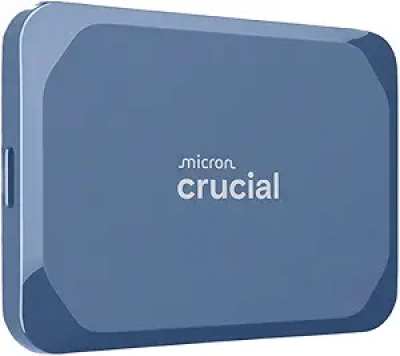 Crucial X10 2TB Portable SSD - 2,100MB/s USB-C External Drive for Windows, Mac & Android