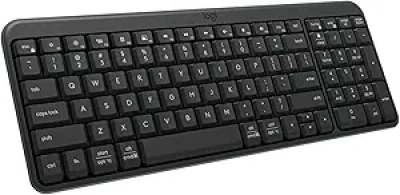 Logitech K250 Wireless Bluetooth Keyboard with Numpad | Compact & Spill-Resistant