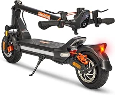 Off-Road Electric Scooter 30 MPH | 300 lb Capacity | 50-Mile Range | Heavy-Duty Adult Commuter
