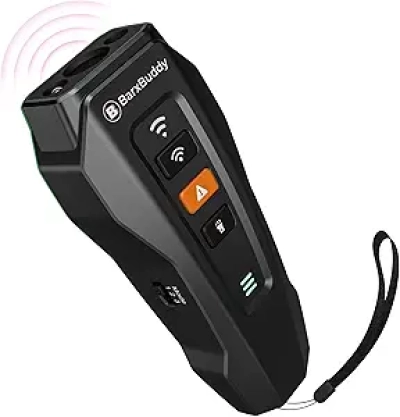 BarxBuddy 2nd Gen Ultrasonic Dog Bark Deterrent - 33ft Range, Rechargeable