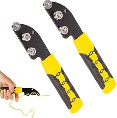 Professional Manual Wire Straightener Tool Set (2pcs) - Heavy-Duty Stainless Steel for Electricians & Jewelry Makers