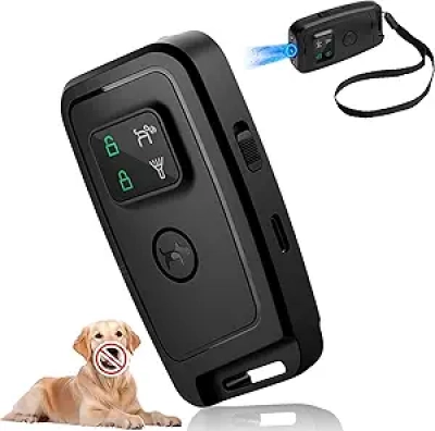 Ultrasonic Anti Barking Device for Dogs - 25KHz Safe Dog Bark Deterrent & Training Tool