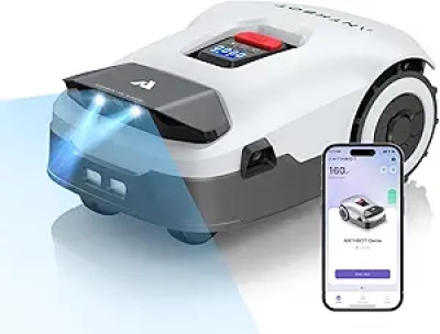 ANTHBOT Genie600 Robotic Lawn Mower - No Wire RTK Robot with Auto Mapping & AI Vision