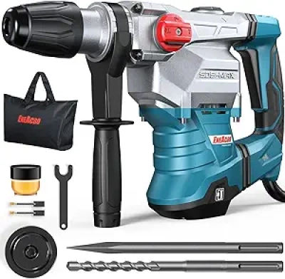 ENEACRO SDS-Max 9 Ft-lbs Rotary Hammer Drill - 1-9/16" Concrete Drilling