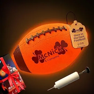 LED Glow-in-The-Dark Soccer Ball | Rechargeable Night Play Football