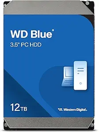 Western Digital 12TB WD Blue 7200 RPM Internal Hard Drive - SATA HDD