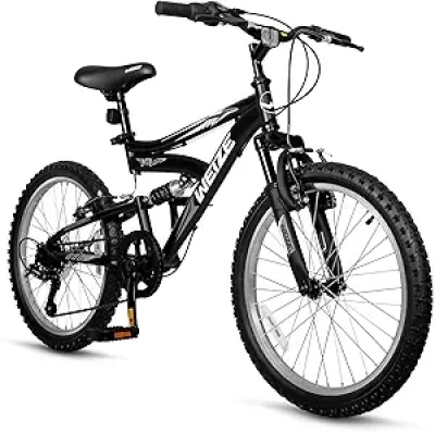 WEIZE Kids Mountain Bike 20-24 inch | Full Suspension for Ages 6-14