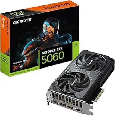 GIGABYTE RTX 5060 WINDFORCE OC 8GB Graphics Card - PCIe 5.0