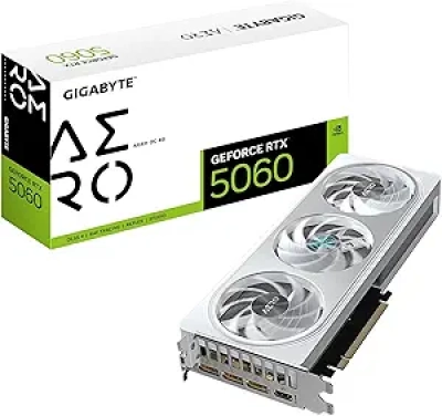 GIGABYTE RTX 5060 AERO OC 8GB Graphics Card - PCIe 5.0 GDDR7