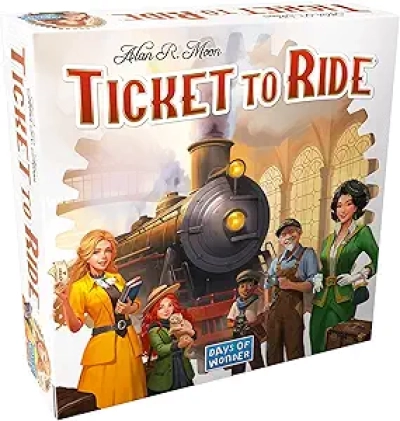 Ticket to Ride Board Game 2025 - Cross-Country Train Strategy Game for Families