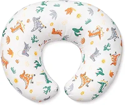 Nursing Pillow for Breastfeeding - Ergonomic Support, Machine Washable Cotton Cover