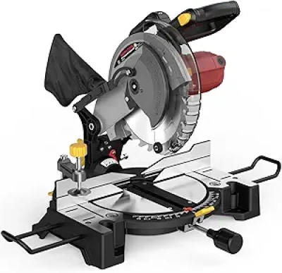 10-Inch Compound Miter Saw 5000RPM - Metal & Wood Cutting Power Tool