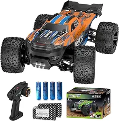 Nikuku 4WD RC Monster Truck - 38 KPH High Speed Off-Road Car with LED Lights