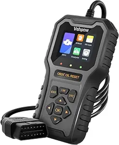 Professional OBD2 Scanner with Oil Light Reset - Fast Code Reader for All Cars 1996+