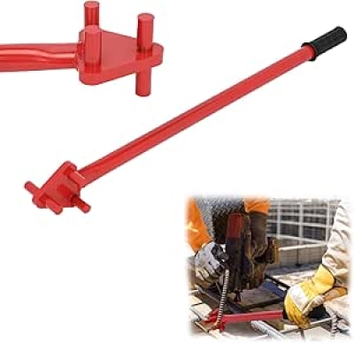 Manual Rebar Bender Tool - Heavy Duty 1/2" & 5/8" Steel Rod Bender