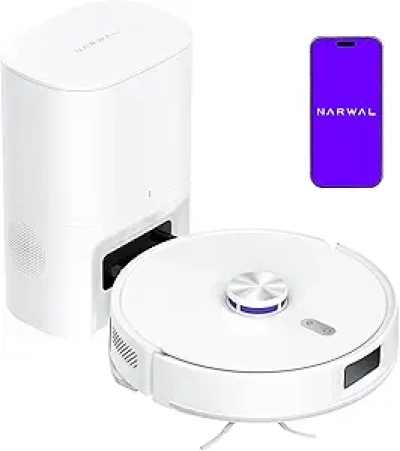 NARWAL Freo S Robot Vacuum and Mop Combo - 8000Pa Suction, 180 Days Hands-Free