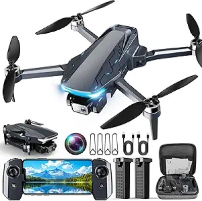 GPS Drone with 2K HD Camera & 5G - Foldable FPV Drone for Adults