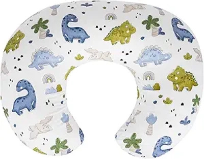 Ergonomic Nursing Pillow for Breastfeeding & Bottle Feeding (0-18M) | C-Shape Design with Washable Cover