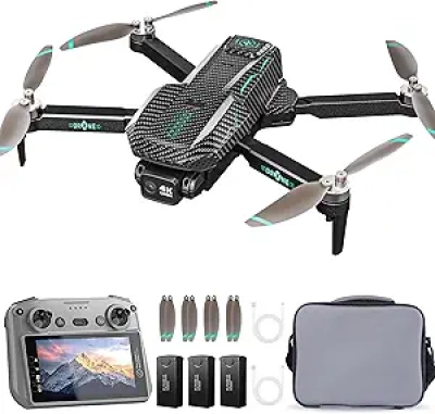 4K GPS Drone with 90-Min Flight Time & Built-in 5" LCD Screen | FPV RC Quadcopter for Adults & Beginners