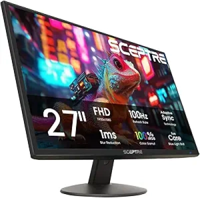 27-inch 100Hz Gaming Monitor with 1ms Response Time & Built-in Speakers