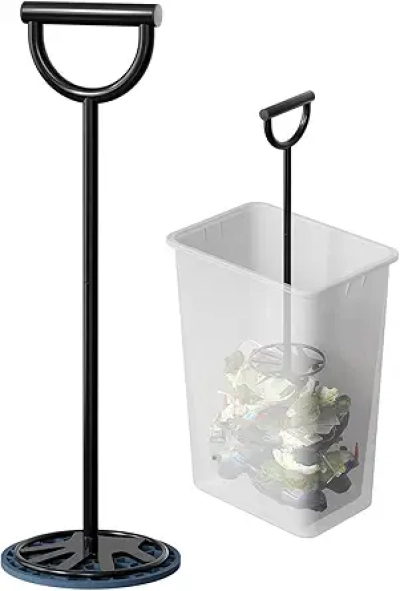 All-Metal Manual Trash Compactor for Kitchen & Outdoor Bins