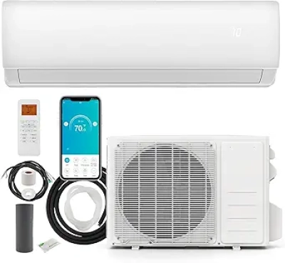 SIMOE 17000 BTU Mini Split Air Conditioner with Alexa Control & Installation Kit