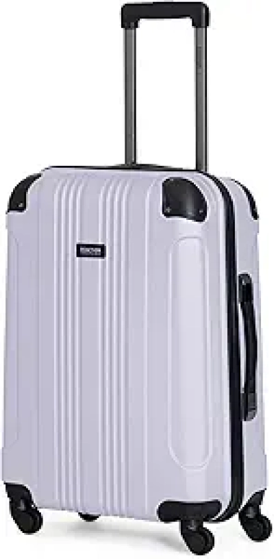 Kenneth Cole REACTION Lavender 20-Inch Carry On Hardshell Spinner Luggage