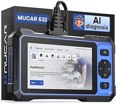 MUCAR 632 Elite AI OBD2 Scanner - Bidirectional Diagnostic Tool with 15+ Resets & FCA AutoAuth
