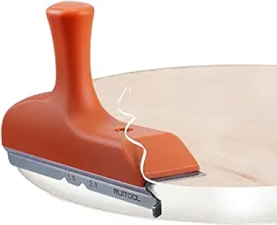 RUITOOL Edge Banding Trimmer - Professional Stainless Steel Cutter for Straight, Curved & Chamfered Edges