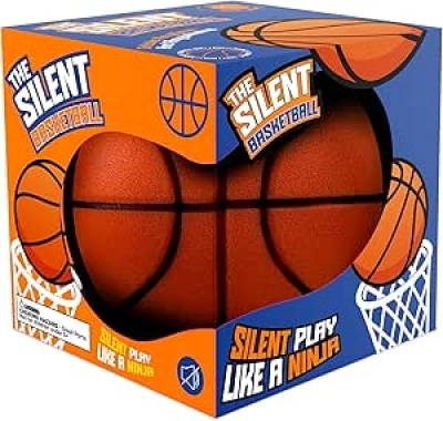 Silent Basketball Size 5 (27.5") - Quiet Foam Ball for Indoor Training 2025