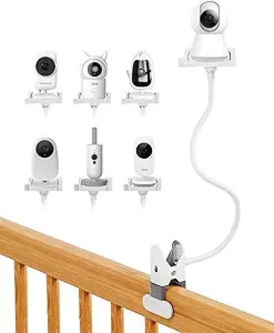 Universal Baby Monitor Holder & Phone Mount Bracket - 360° Adjustable Stand
