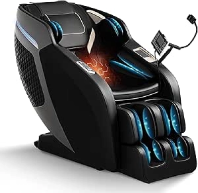 Luxury 4D Full Body Massage Chair with Zero Gravity & SL-Track Technology | Shiatsu Recliner with 18 Auto Modes