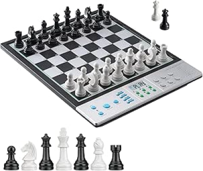 LC2B Advanced Electronic Chess Set - ELO 2200+ Engine with AI Talking Tutor