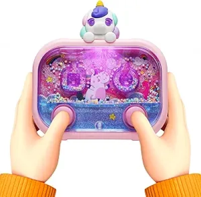 Handheld Water Game with LED Lights | Travel Fidget Toy for Kids Ages 3+