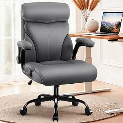Ergonomic Executive High Back Office Chair with Lumbar Support & Reclining Function