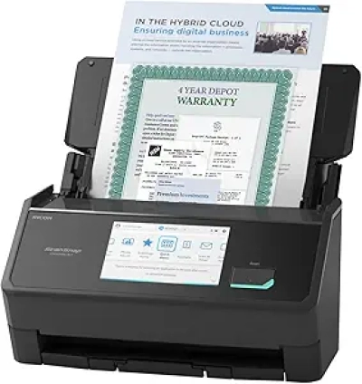 ScanSnap iX2500 Premium Wireless Document Scanner | 45ppm High-Speed with 5" Touchscreen