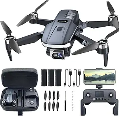 4K GPS Drone for Adults - 90 Min Flight, No FAA Registration, Auto Return