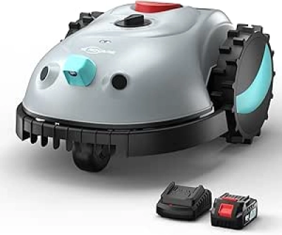V100 Robotic Lawn Mower | AI Vision Navigation & Smart Obstacle Avoidance