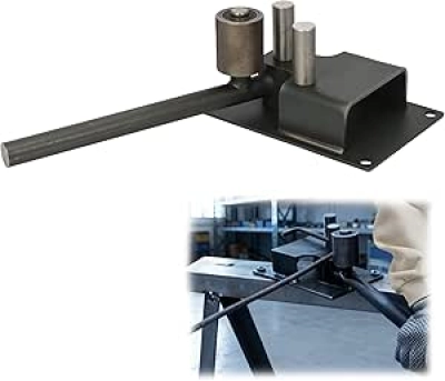 Manual Rebar Bender Tool 4-14mm - Heavy Duty Steel Rod Bender for Construction & DIY