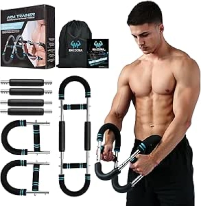 Adjustable Twister Arm Trainer - 6 Resistance Levels, Portable Chest Exerciser for Men & Women