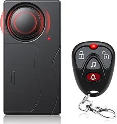 110dB Car Alarm System with Wireless Remote - Anti-Theft Vibration Sensor for Vehicle Security