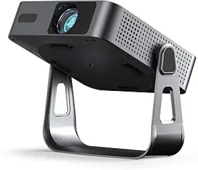 Ultra-Thin 1.81" Smart Mini Projector 1080P Native - WiFi 6, Auto Focus, 4K Support