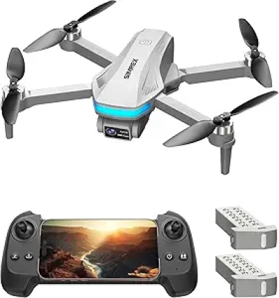 SIMREX 4K GPS Drone with Camera for Adults & Beginners - Brushless Motor, 5G WiFi FPV, Foldable