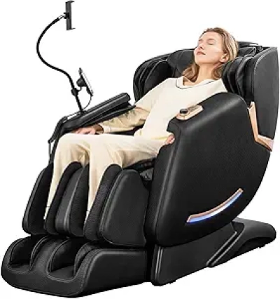 53.5" 4D Full Body Massage Chair with Zero Gravity & AI Voice Control
