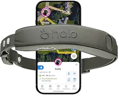 Halo Collar 5 GPS Dog Fence - Wireless Pet Tracker with Real-Time Location