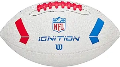 Wilson NFL Ignition Junior Football - Official Size White