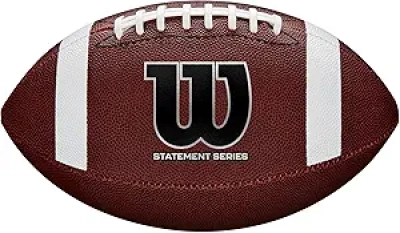 Wilson NCAA Statement Youth Football - Official Size with Pressure Lock