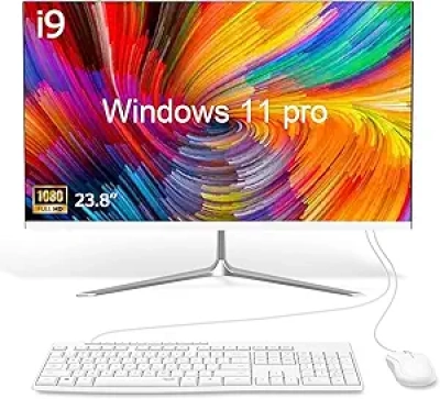 23.8" FHD All-in-One Desktop Computer | Intel i9 | 16GB RAM | Windows 11 Pro
